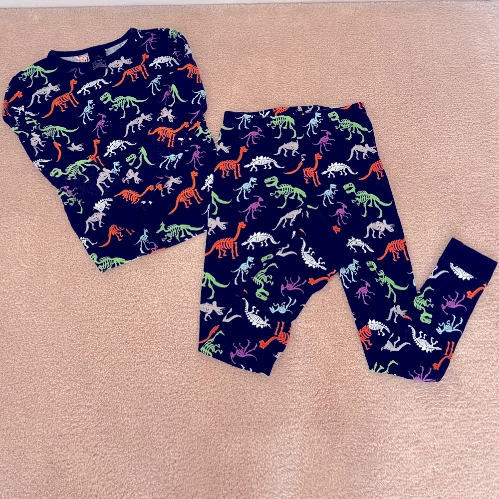 Hyde and Eek Kids Size 10 Halloween Dinosaur Pajamas